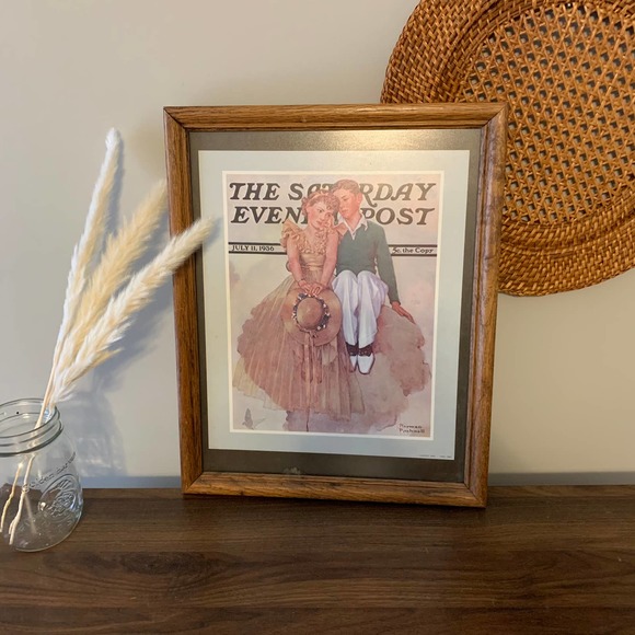 Norman Rockwell 1936 Saturday Post Framed Print - Picture 3 of 8